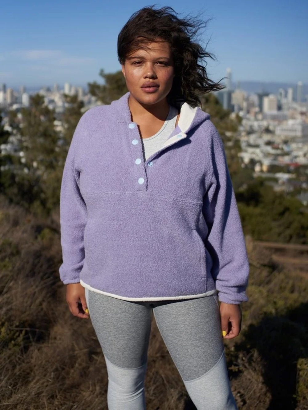 Outdoor Voices Lilac Megafleece Hoodie